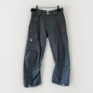 Levi's x 686 Rare Limited Edition Snow Ski Cargo Blue Pants Mens Small 32x30